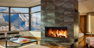 Linear Fireplace